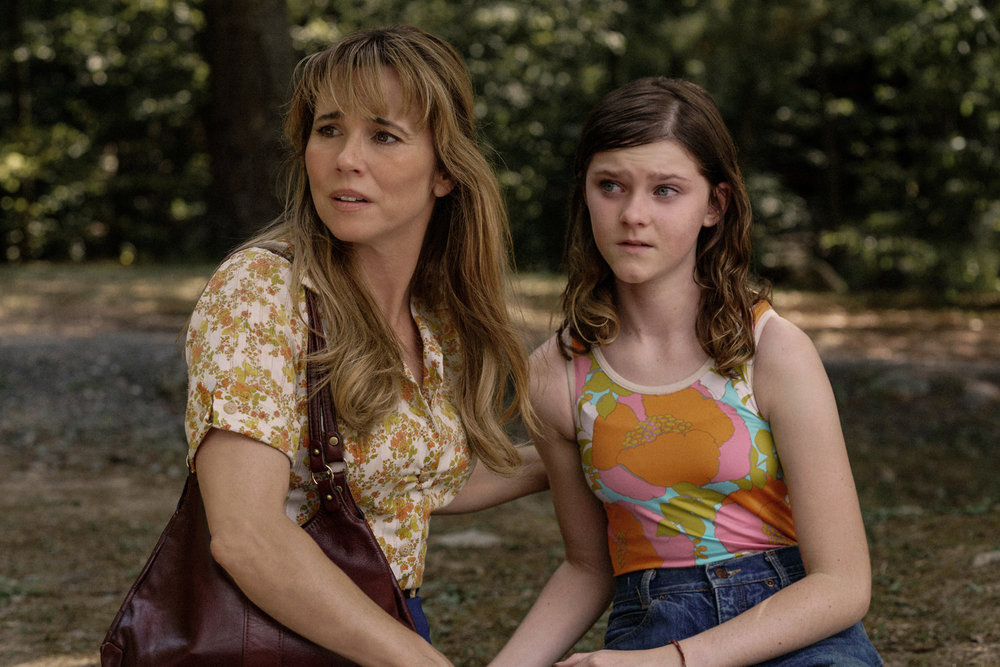 Linda Cardellini as Pam Voorhees and Gwendolyn Sundstrom as Grace in Crystal Lake.