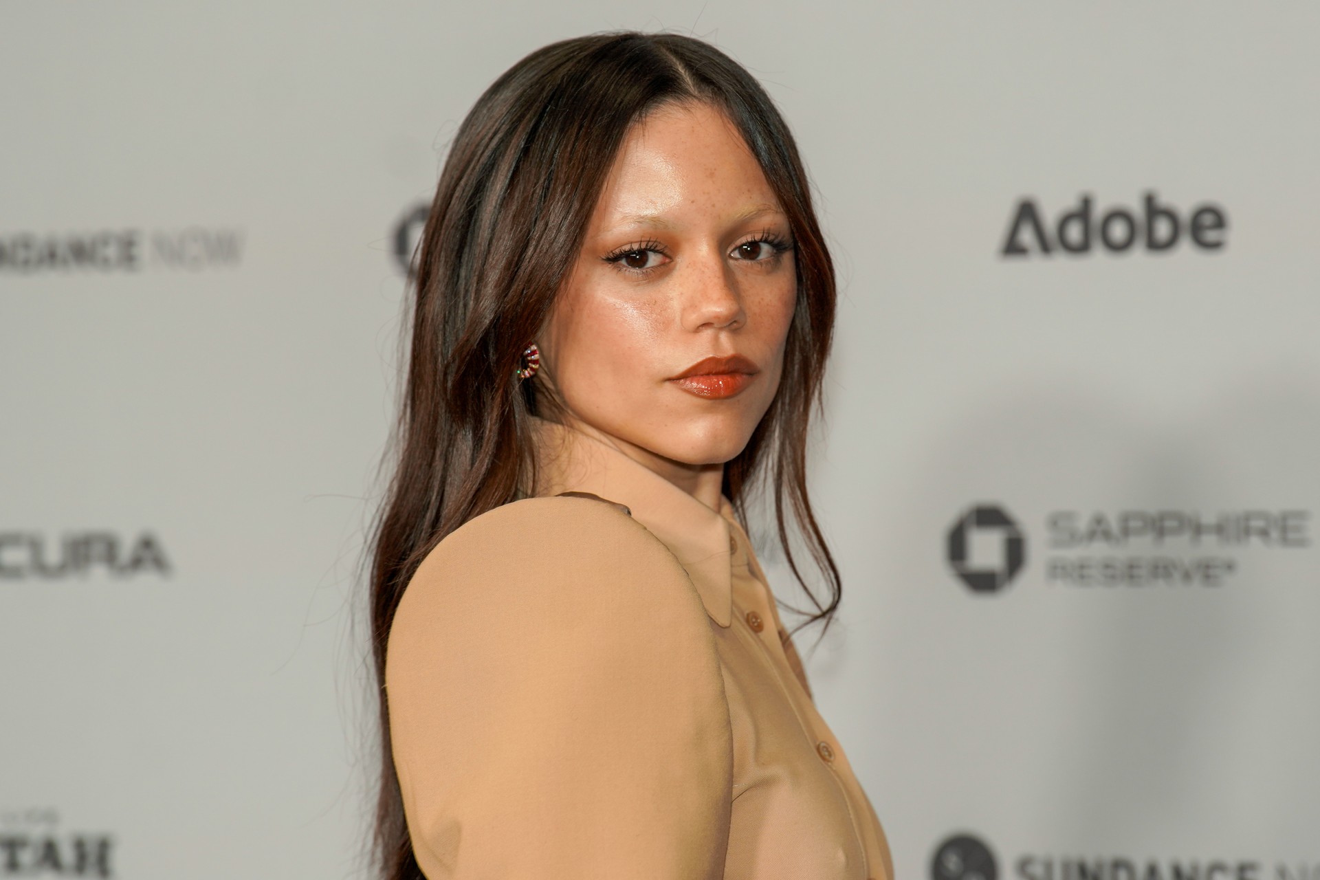 Jenna Ortega at the Sundance Film Festival in January 2026.